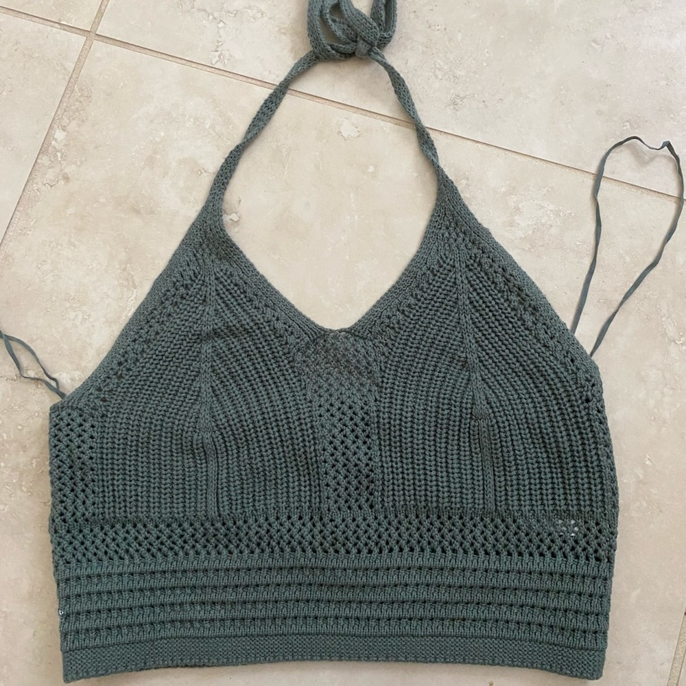 Aerie crochet top